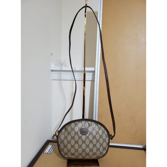 Gucci Handbags - Gucci Vintage Supreme PVC Monogram Crossbody Bag